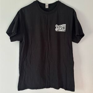 Southern Bred Clothing Company T Shirt Medium.  Black Gildan t shirt.